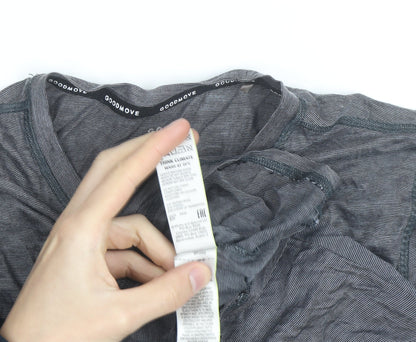 Marks and Spencer Goodmove Women's Grey Long Sleeve Activewear Top Size 12