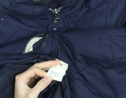 HEAD Men's Blue Puffer Jacket Size 50 Down Filled Winter Coat