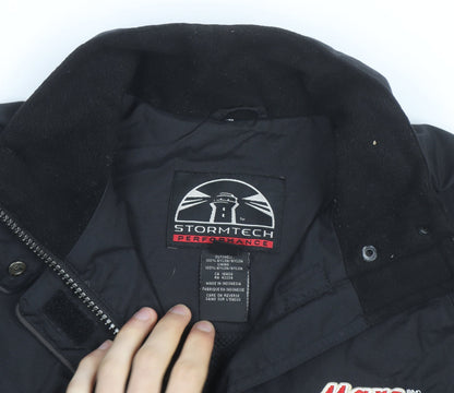 Stormtech Men's Black S Mars Logo Water Resistant Jacket