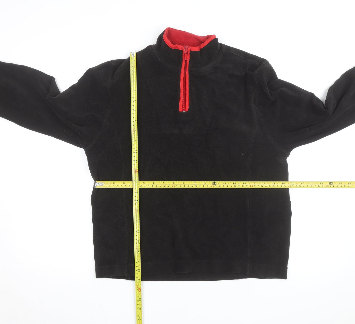 PB Sport Men's Black Fleece 1/4 Zip Pullover Sweatshirt Size L