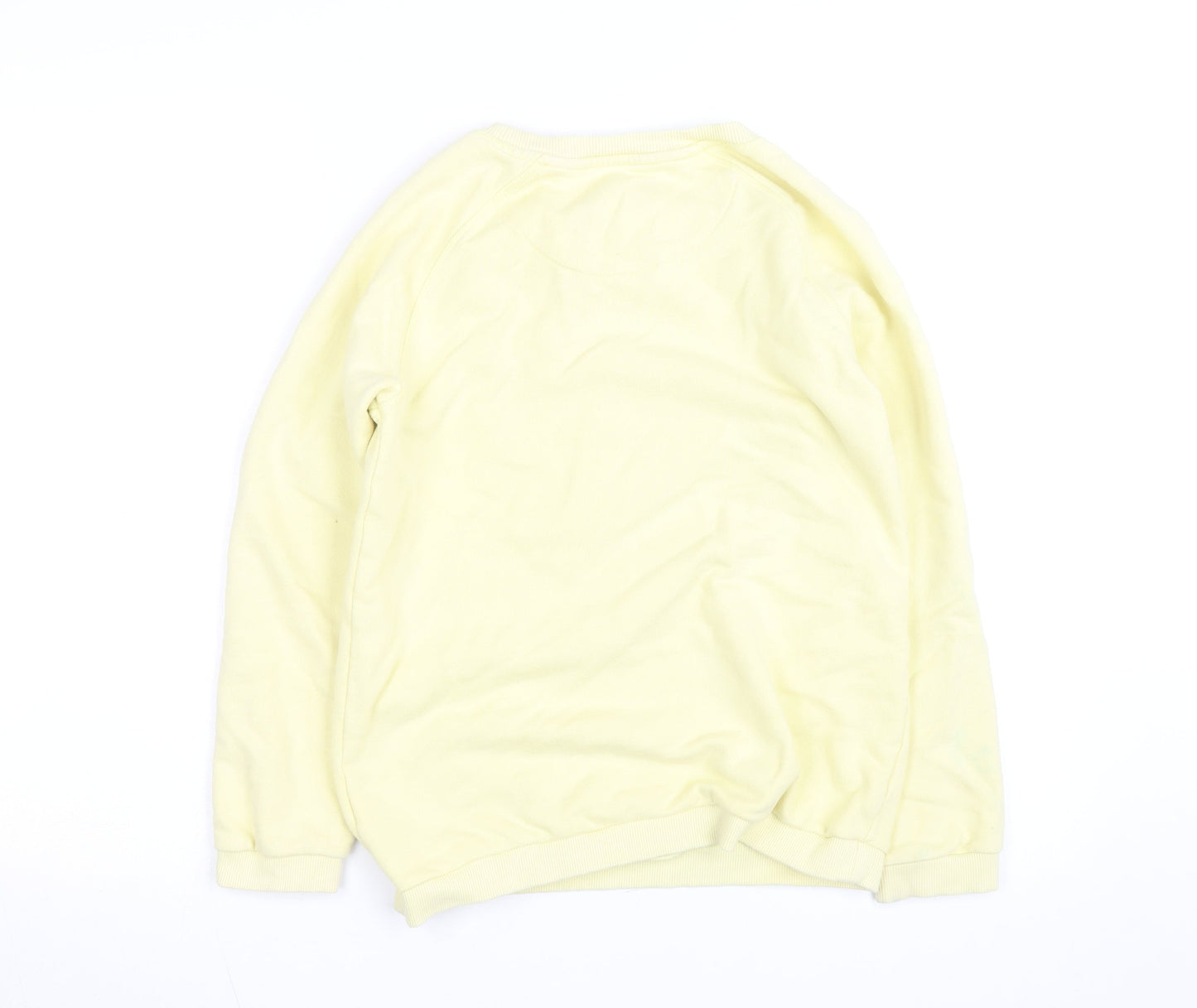 FatFace Teens Yellow Lemon Sequin Pullover Sweatshirt 12 Slim