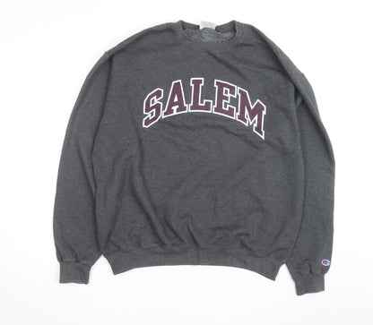 Champion Men's Grey SALem XL Crew Neck Sweatshirt
