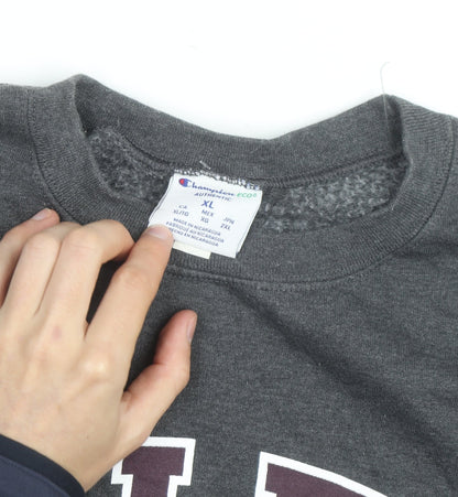 Champion Men's Grey SALem XL Crew Neck Sweatshirt