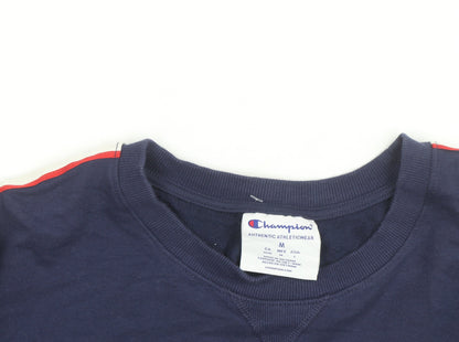 Champion Men's Blue Logo Pullover Sweatshirt Size M