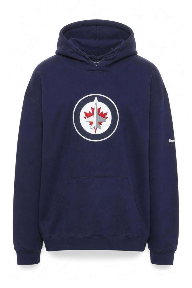 Reebok Men’s Blue XL Pullover Hoodie Sweatshirt Sports Graphic