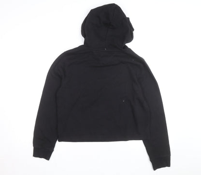 Tommy Jeans Men's Black Logo Pullover Hoodie Cotton M