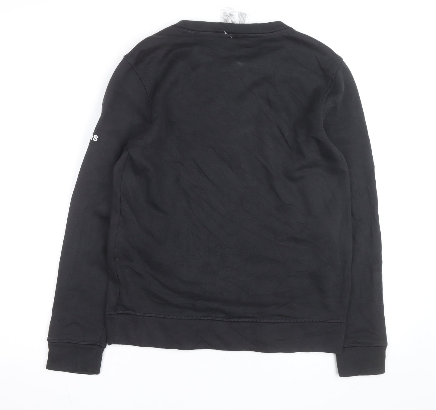 Adidas Teens Black 164 Pullover Crew Neck Sweatshirt