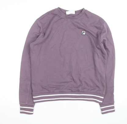 FILA Men's Purple Crew Neck Sweatshirt Size M Classic Pullover