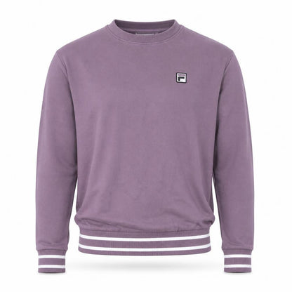 Fila Men's Purple Crew Neck Sweatshirt Size M Classic Pullover