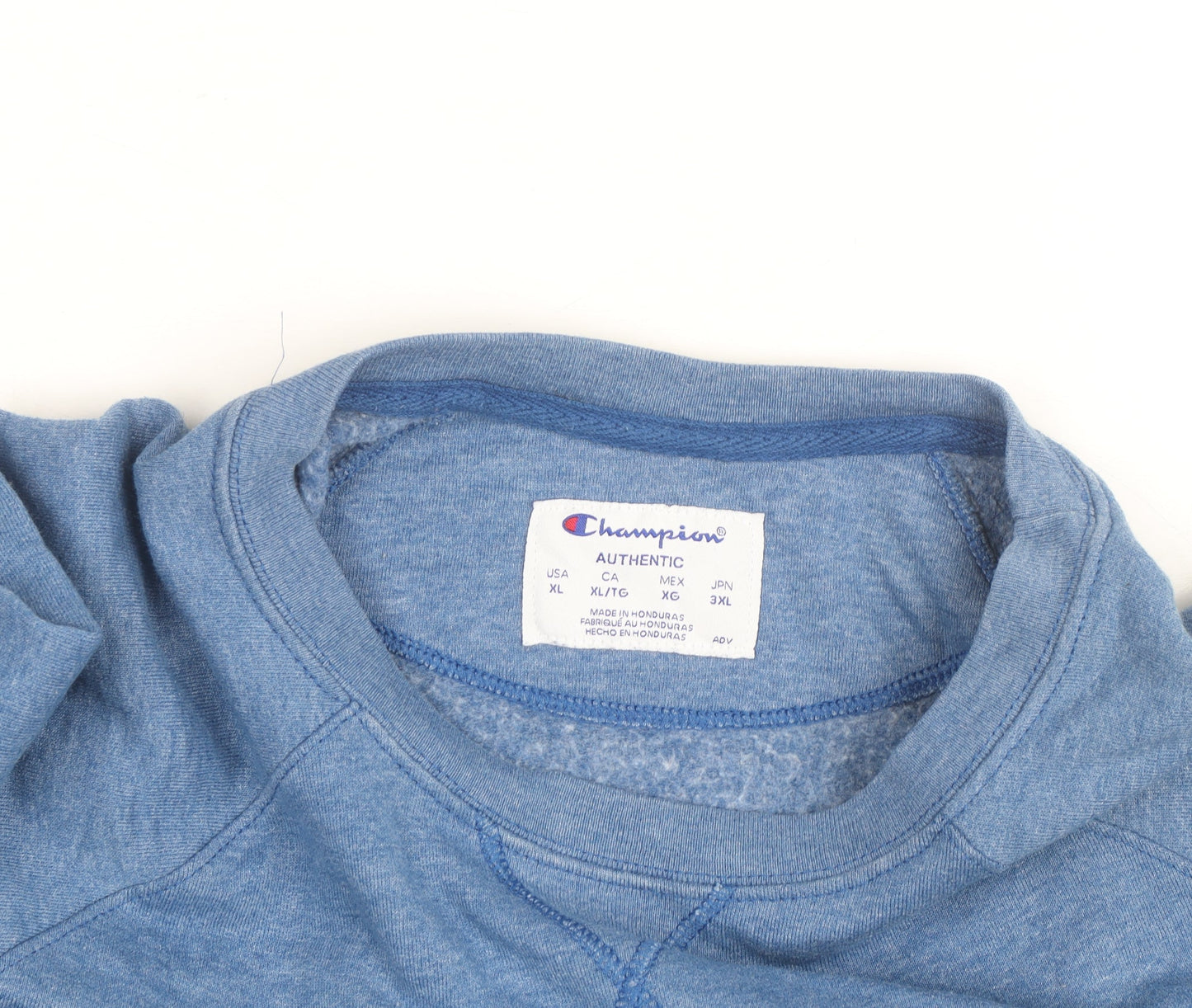 Champion Men's Blue XL Crew Neck Pullover Sweatshirt