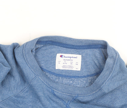 Champion Men's Blue XL Crew Neck Pullover Sweatshirt