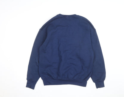 Starter Mens Blue Cowboys Football Sweatshirt Medium Vintage Crew Neck