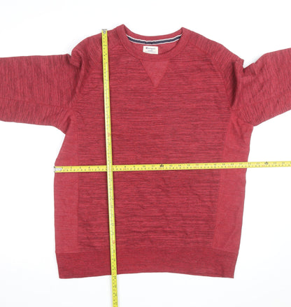 Champion Men's Red Large Crew Neck Pullover Sweatshirt