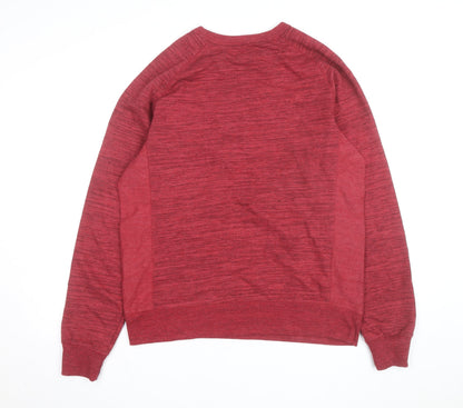 Champion Men's Red Large Crew Neck Pullover Sweatshirt