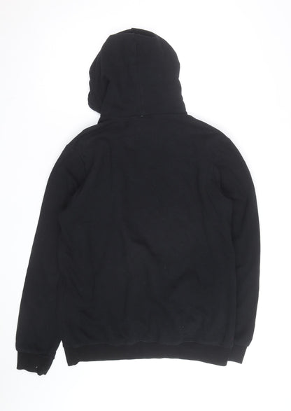 Softly Broke Mens Black Charlotte Hornets Pullover Hoodie M
