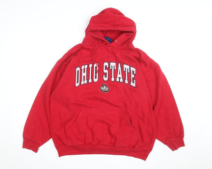 Old Varsity Brand Men’s Red Ohio State Pullover Hoodie L