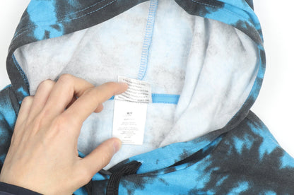 The Beatles Yellow Submarine Blue Tie-Dye Men's Pullover Hoodie M