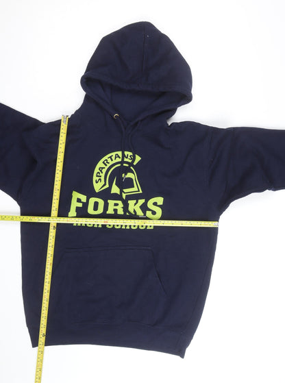Prairie Mountain Men's Blue Forks High School Pullover Hoodie M