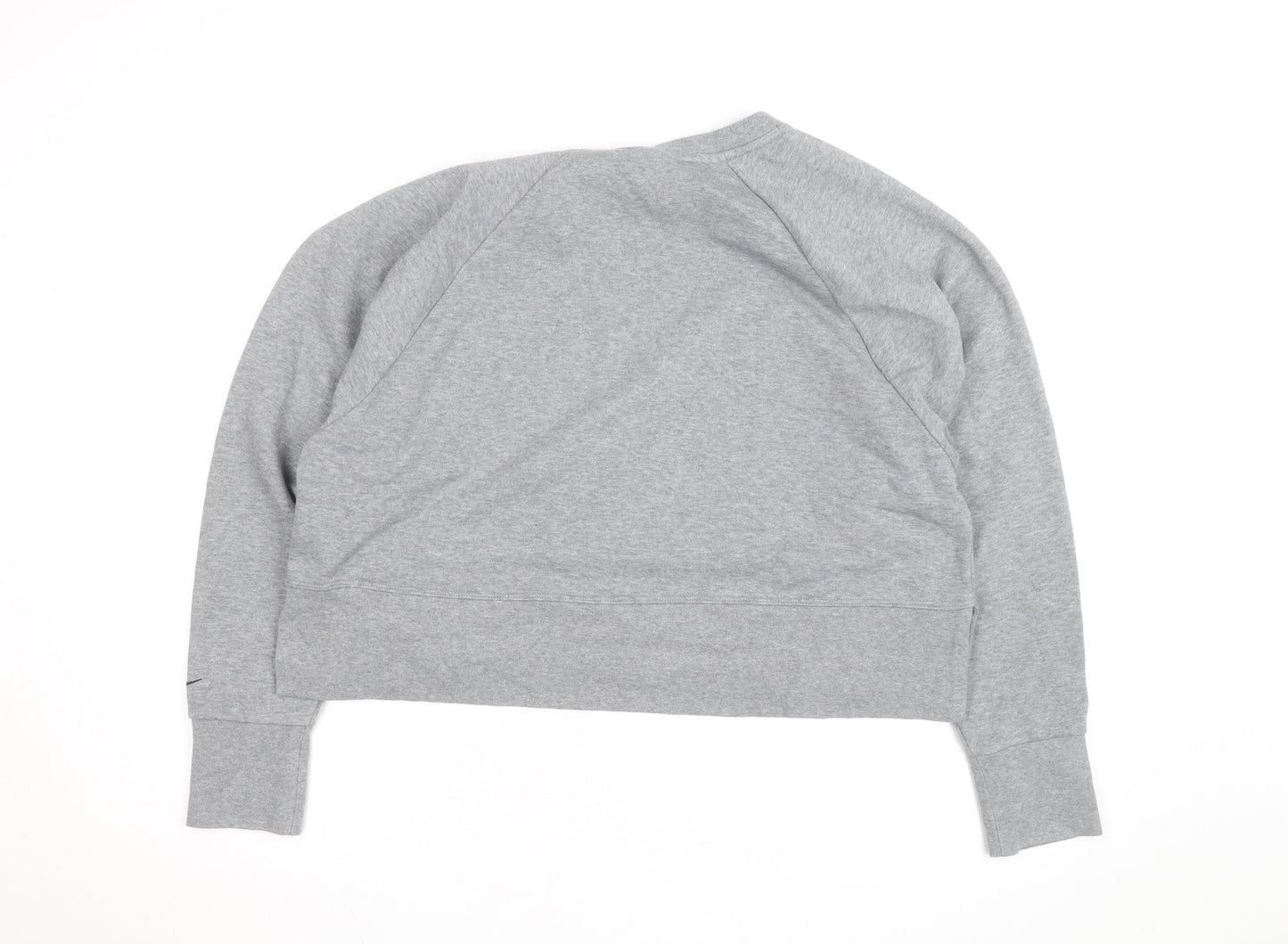 Nike Women’s Grey Dri-FIT Pullover Sweatshirt Medium