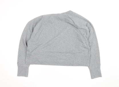 Nike Women’s Grey Dri-FIT Pullover Sweatshirt Medium