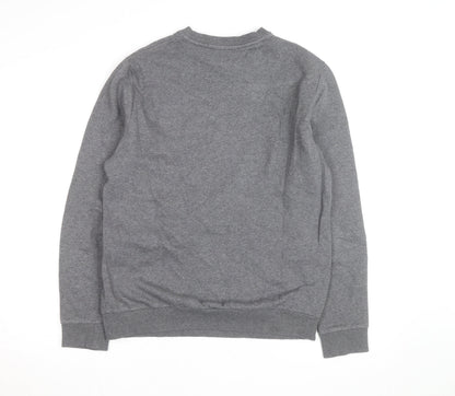 Calvin Klein Men's Grey Crew Neck Pullover Sweatshirt M