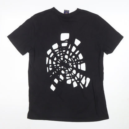 Old Navy Men's Black Classic Fit Cut-Out Tee V-Neck Size M