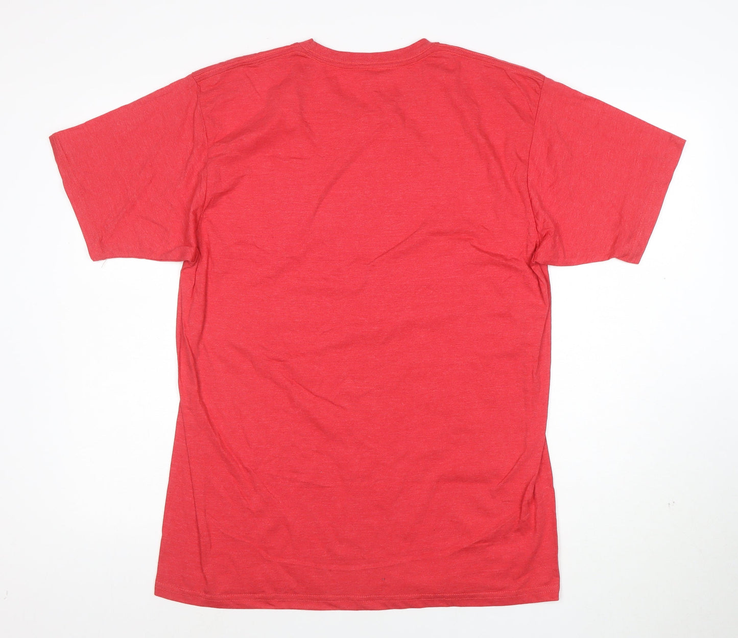 Coca-Cola Men's Red Graphic Crew Neck Short Sleeve T-Shirt Size L