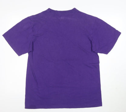 Reebok Men's Purple Minnesota Vikings Graphic T-Shirt Size L