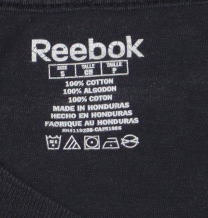 Reebok Men's Black San Jose Sharks Hockey Long Sleeve T-Shirt Size S