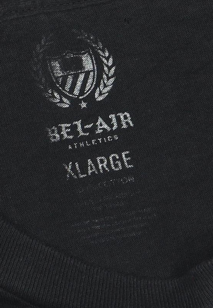 Bel-Air Athletics Men's Black XL Long Sleeve Sports Graphic T-Shirt