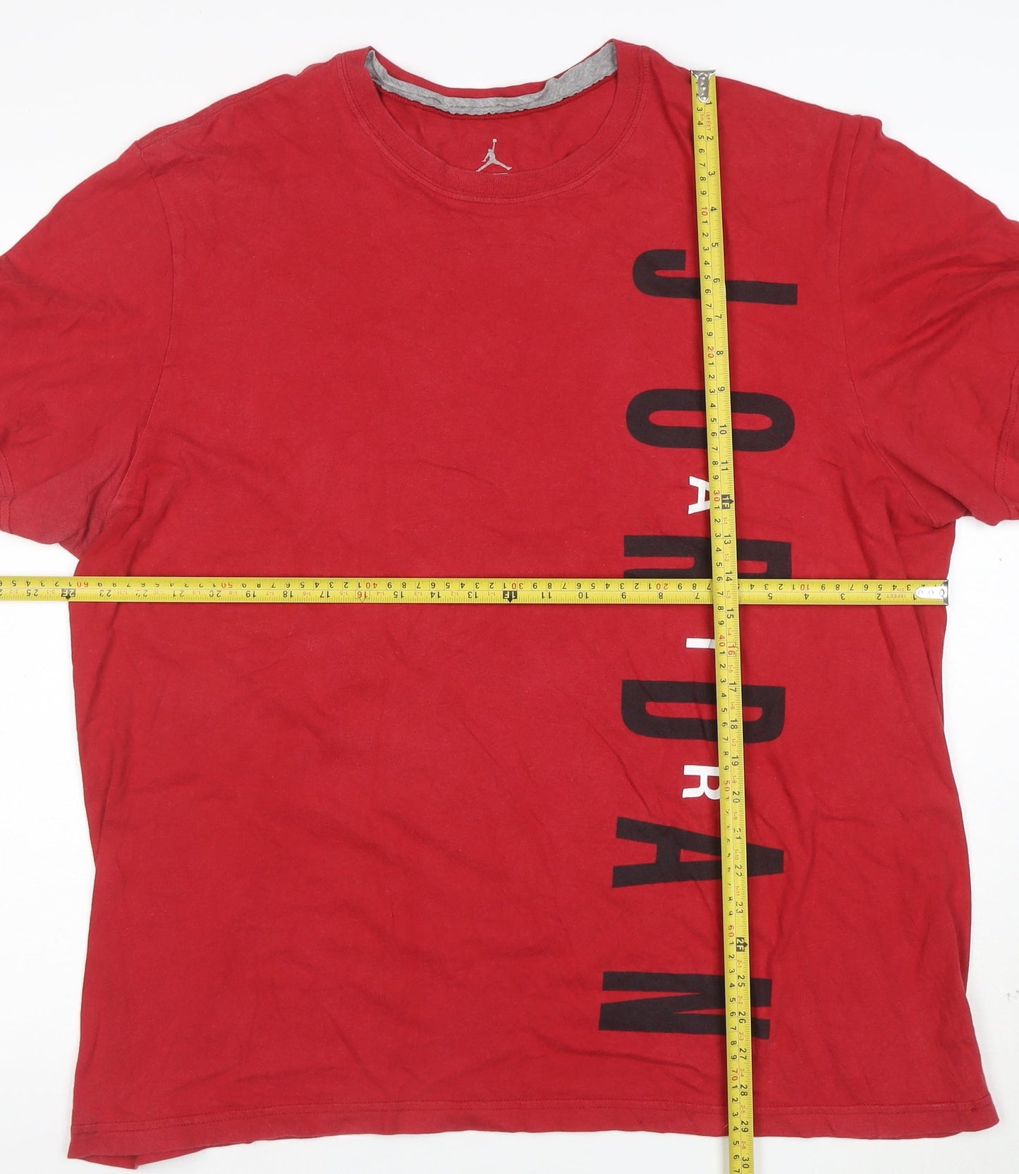 Jordan Men's Red 2XL Graphic Sports T-Shirt