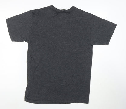 Volcom Men's Grey Graphic Short Sleeve T-Shirt Size M
