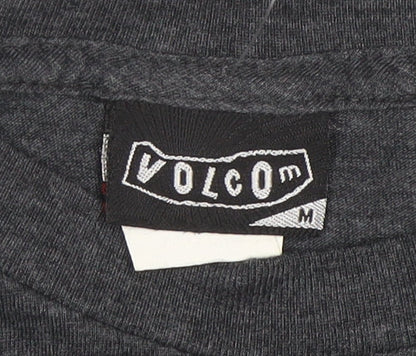 Volcom Men's Grey Graphic Short Sleeve T-Shirt Size M