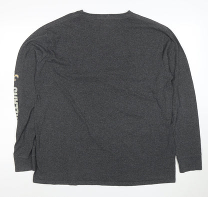 Majestic Men’s Grey New Orleans Saints Long Sleeve T-Shirt XL