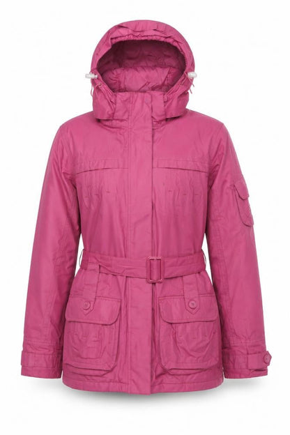 Regatta Women’s Pink Waterproof Belted Parka Jacket Size S