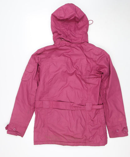 Regatta Women’s Pink Waterproof Belted Parka Jacket Size S