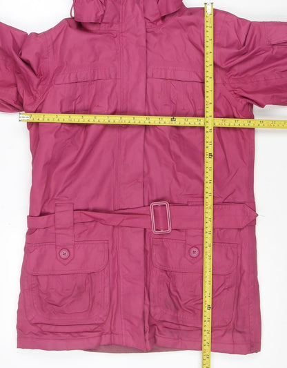 Regatta Women’s Pink Waterproof Belted Parka Jacket Size S