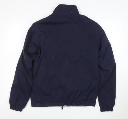 Loro Piana Men's Blue Wool Softshell Jacket Size S