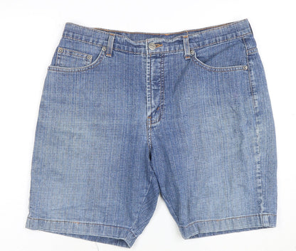 Lee Men's Blue Denim Chino Shorts Size 34 Regular Casual