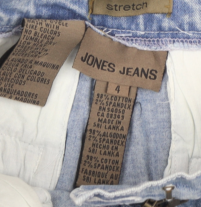 Jones Jeans Women’s Blue Cropped Stretch Denim Jeans Size 4