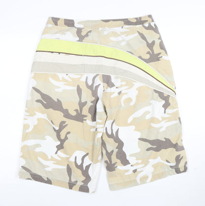 Reebok Mens Beige Camouflage Cargo Shorts XL Outdoor Style