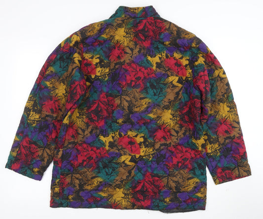 Kates by Par Sheila Womens Multicoloured Size 14 Vintage Floral Blazer