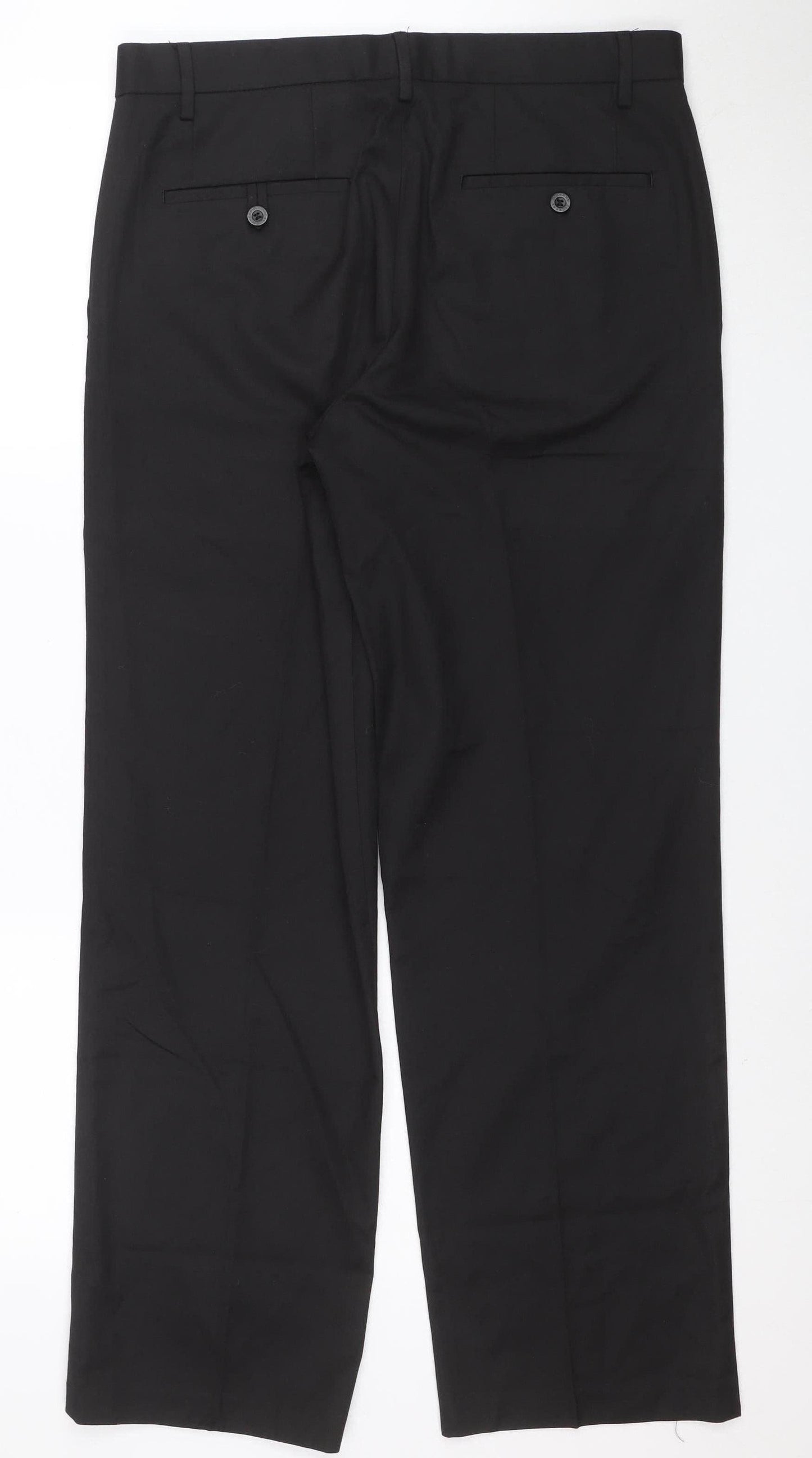 Dockers Men’s Black D2 Regular Fit Chino Trousers 32x30
