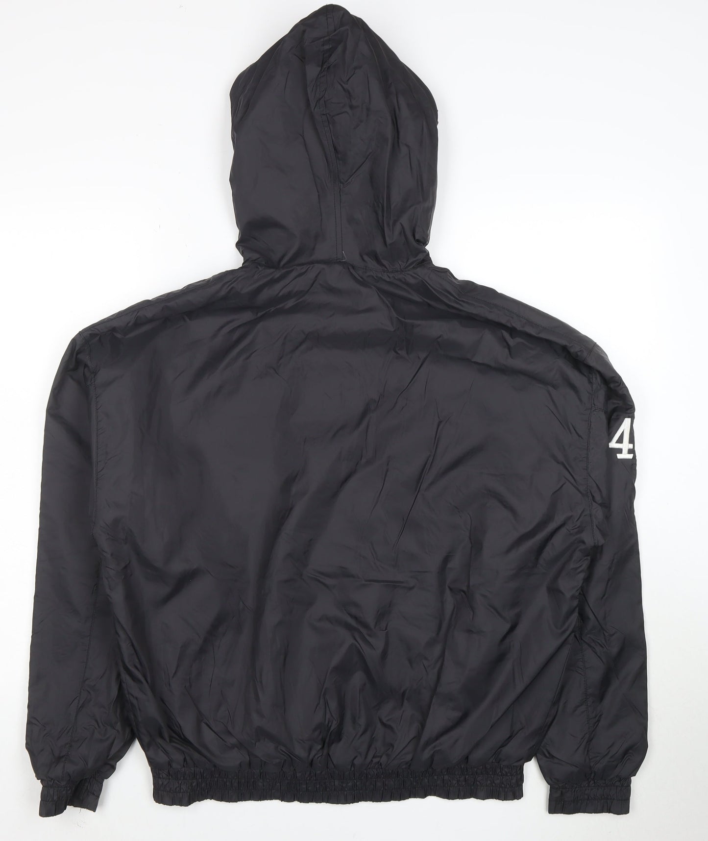 Holloway Women’s Black Hooded Windbreaker Jacket Size S