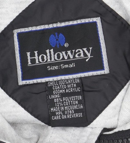 Holloway Women’s Black Hooded Windbreaker Jacket Size S