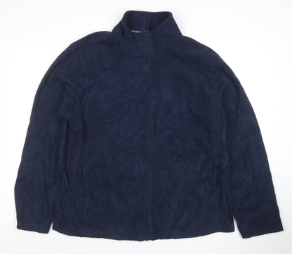 Slazenger Men’s Blue Fleece Full Zip Jacket Size L