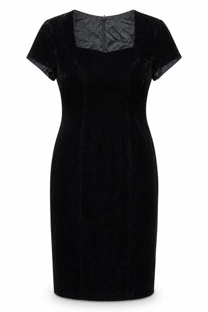 Liz Claiborne Women’s Black Velvet Petite Sheath Dress Size 12