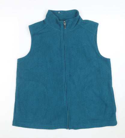 Northern Reflections Womens Blue Fleece Zip Waistcoat L