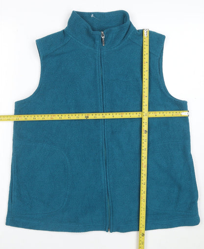 Northern Reflections Womens Blue Fleece Zip Waistcoat L
