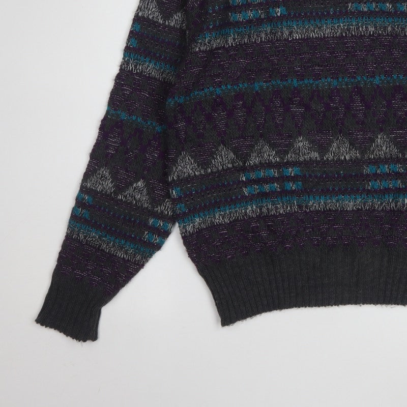 Jantzen Men’s Multicoloured Geometric Knit Pullover Jumper M
